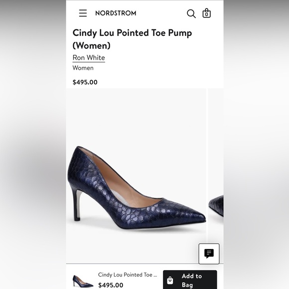 Authentic Ron White Cindy Lou Pointed Toe Pump - Picture 7 of 7